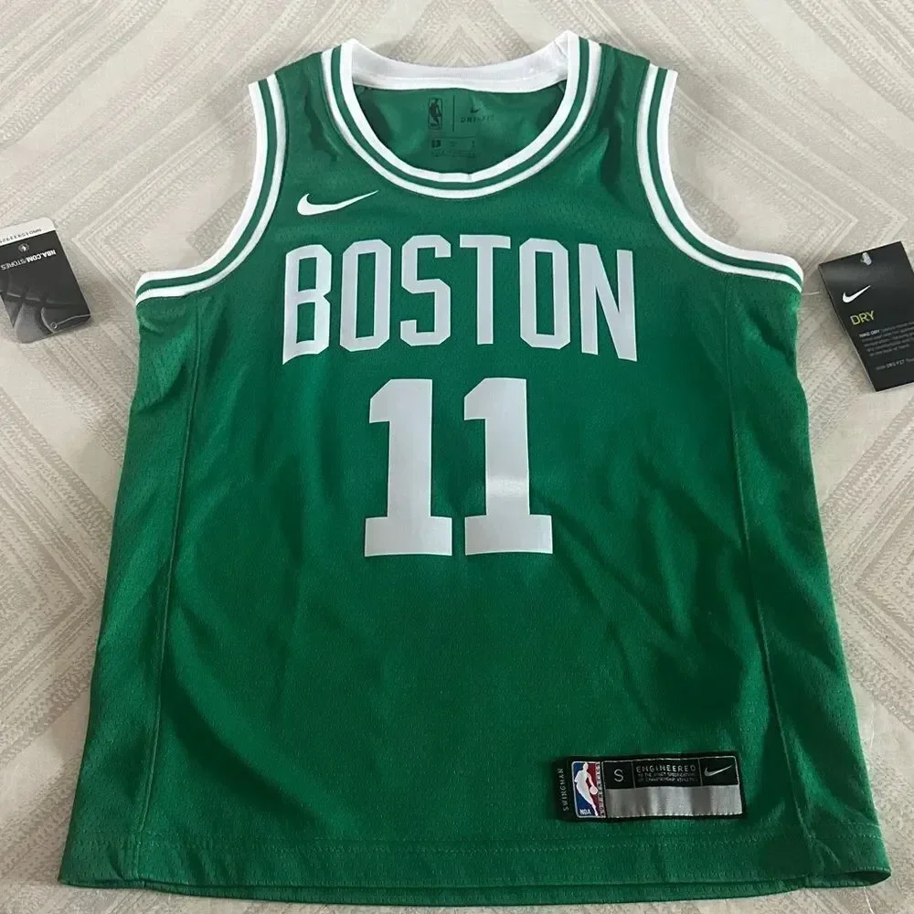 Nike Dri-Fit Swingman Boston Celtics #11 Kyrie Irving Basketball Jersey Size SM